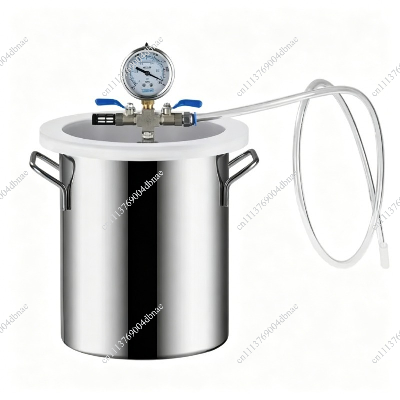 Vacuum Chamber Stainless Steel Acrylic Lid - Câmara de Desgaseificação a Vácuo em