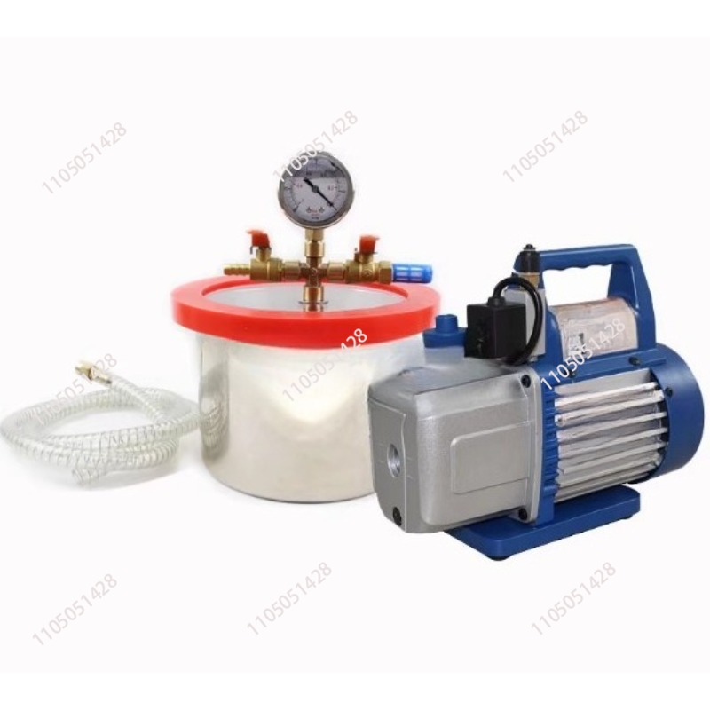 Vacuum Chamber Stainless Steel Acrylic Lid - Câmara de Desgasificação em Aço Inoxidável