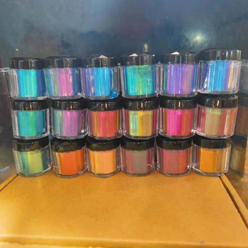 Mica Powder Pigment Metallic Color Epoxy - A granel Metálico Pigmento Camaleão Em