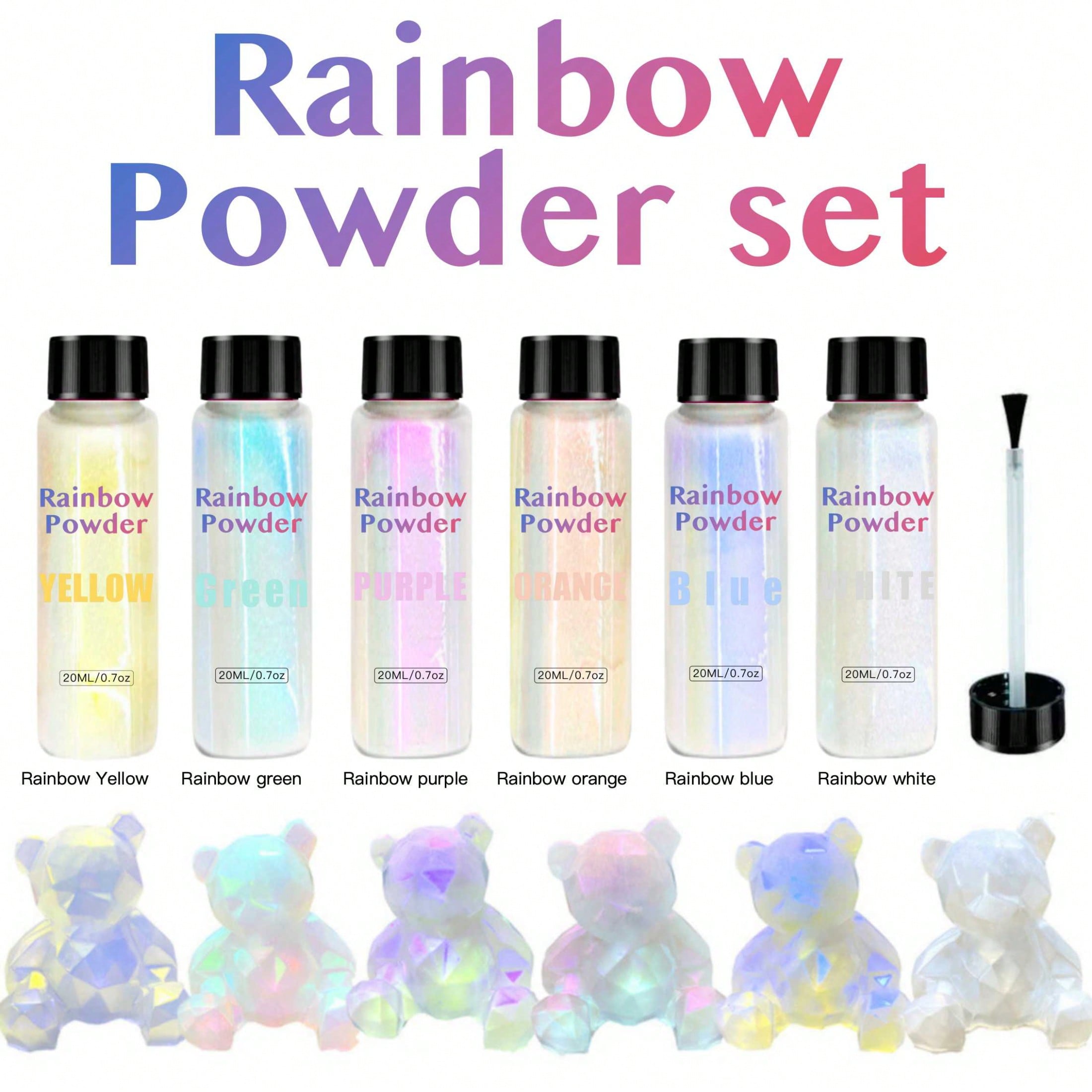 6 unidades/1 unidade de pó col - Mica Powder Pigment Metallic Color Epoxy avaliação e preço