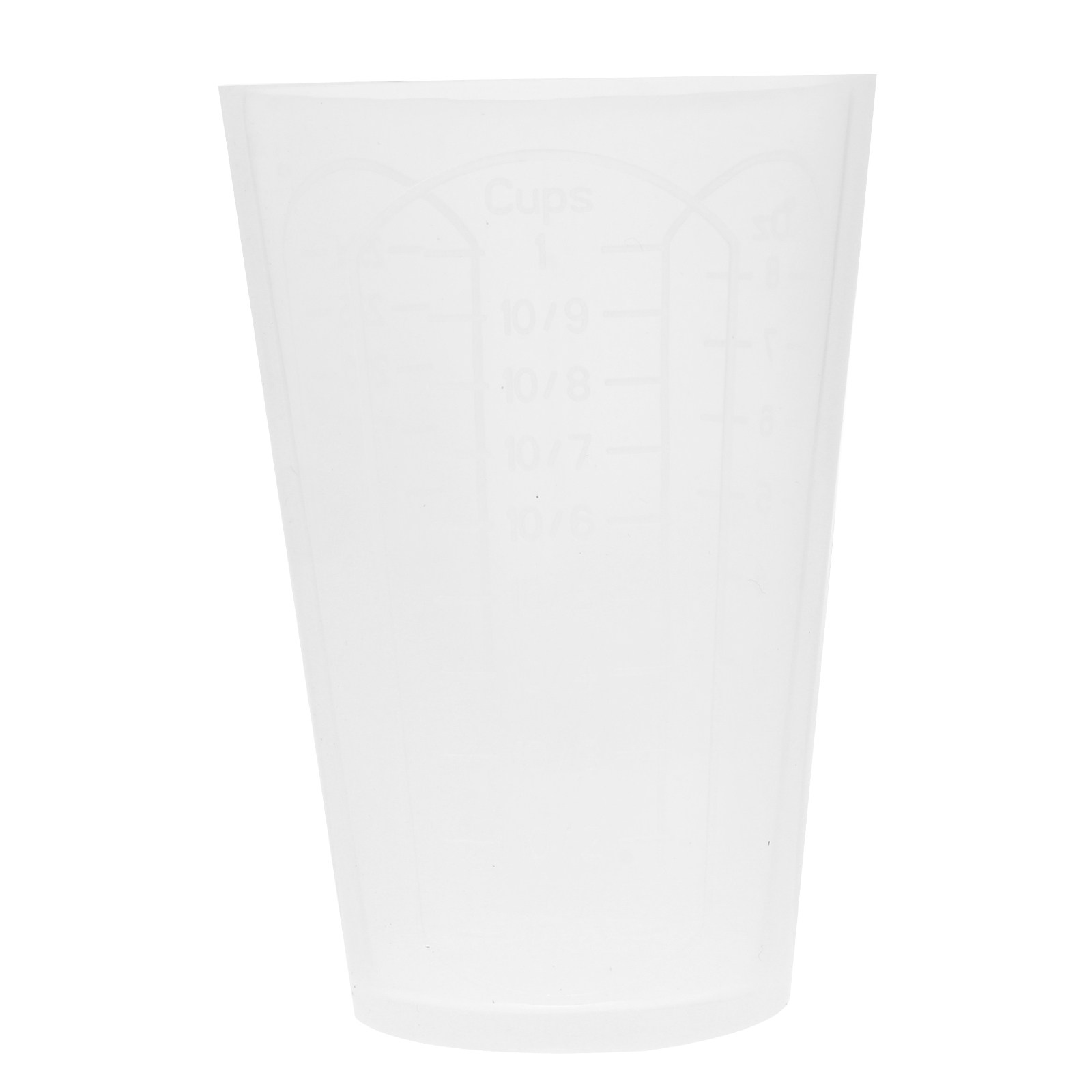 Copo medidor de silicone, form - Resin Mixing Cups Silicone Reusable Graduated avaliação e preço