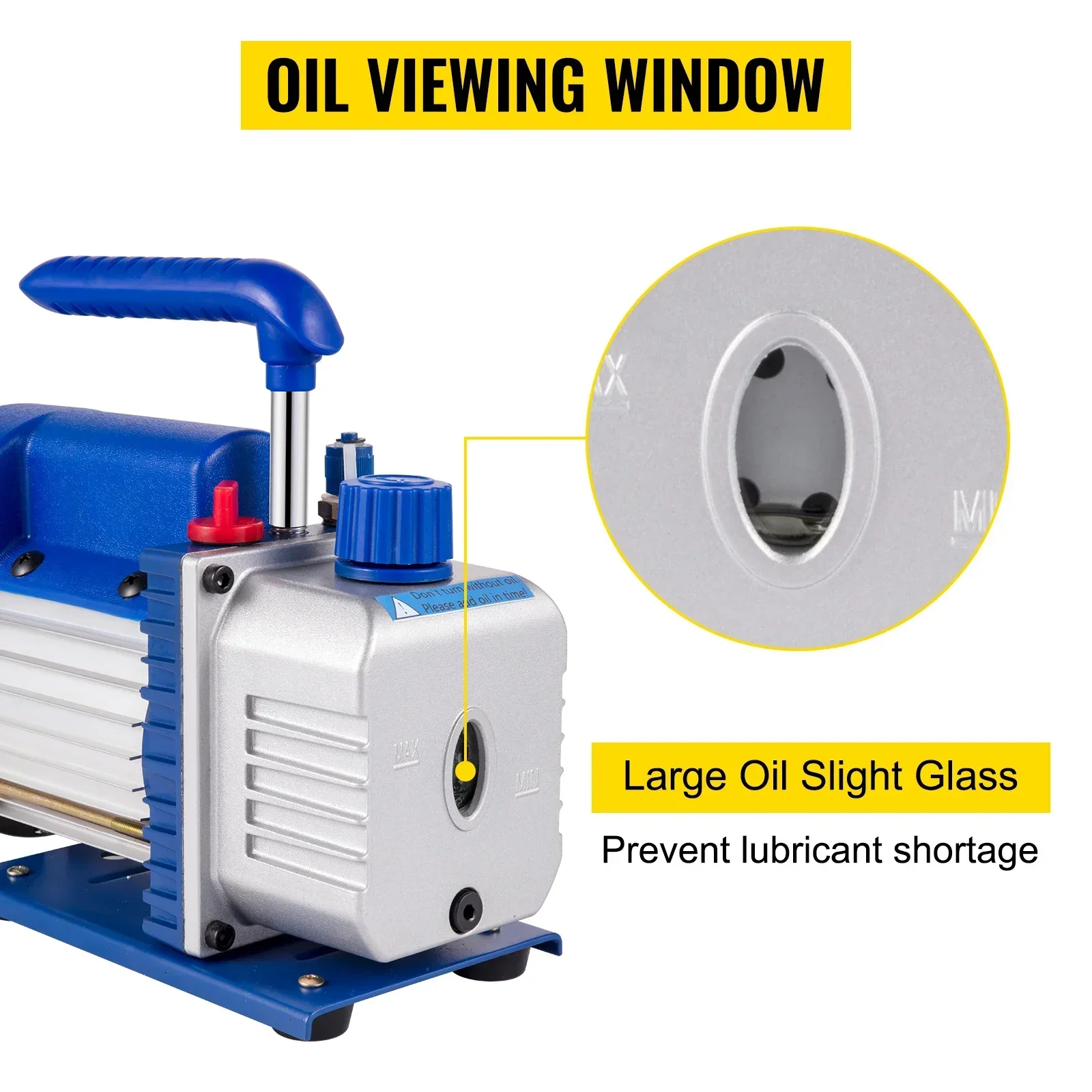 Bomba de Vácuo Rotativa de Pal - Rotary Vane Vacuum Pump Hvac 4Cfm 1/3Hp avaliação e preço