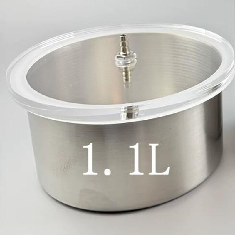 Câmara de Degassagem a Vácuo d - Vacuum Chamber Stainless Steel Acrylic Lid avaliação e preço