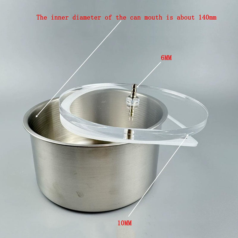 Câmara de Degassagem a Vácuo d - Vacuum Chamber Stainless Steel Acrylic Lid avaliação e preço