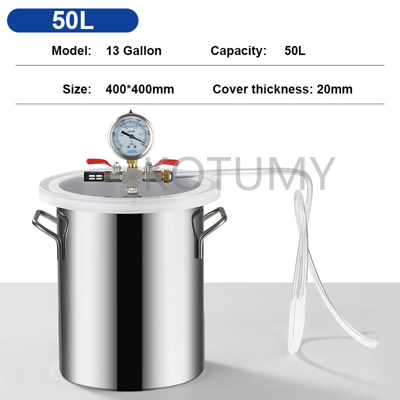 Barril antiespumante do vácuo  - Vacuum Chamber Stainless Steel Acrylic Lid avaliação e preço