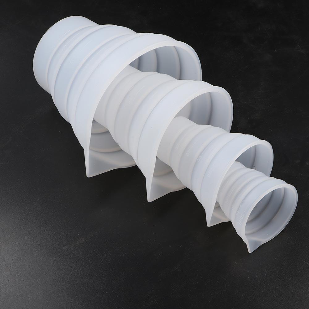 Copo Medidor de Silicone Dobrá - Resin Mixing Cups Silicone Reusable Graduated avaliação e preço