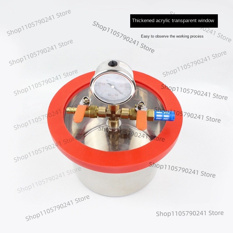 Câmara de Degassagem a Vácuo d - Vacuum Chamber Stainless Steel Acrylic Lid avaliação e preço