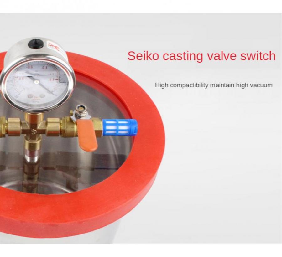 Câmara de desgaseificação a vá - Vacuum Chamber Stainless Steel Acrylic Lid avaliação e preço