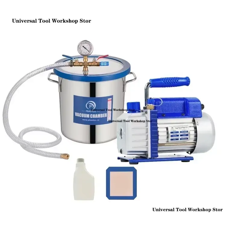 Bomba de Vácuo 4CFM e Kit de C - Vacuum Degassing Chamber 3 Gallon Pump avaliação e preço