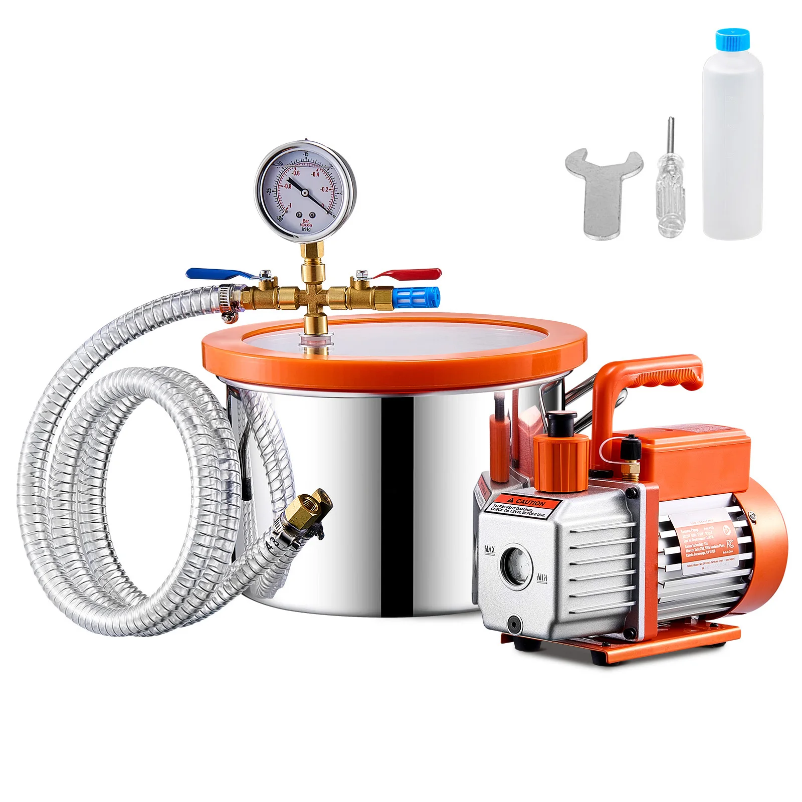 【Smart】SucceBuy – Câmara de vá - Vacuum Degassing Chamber 3 Gallon Pump avaliação e preço