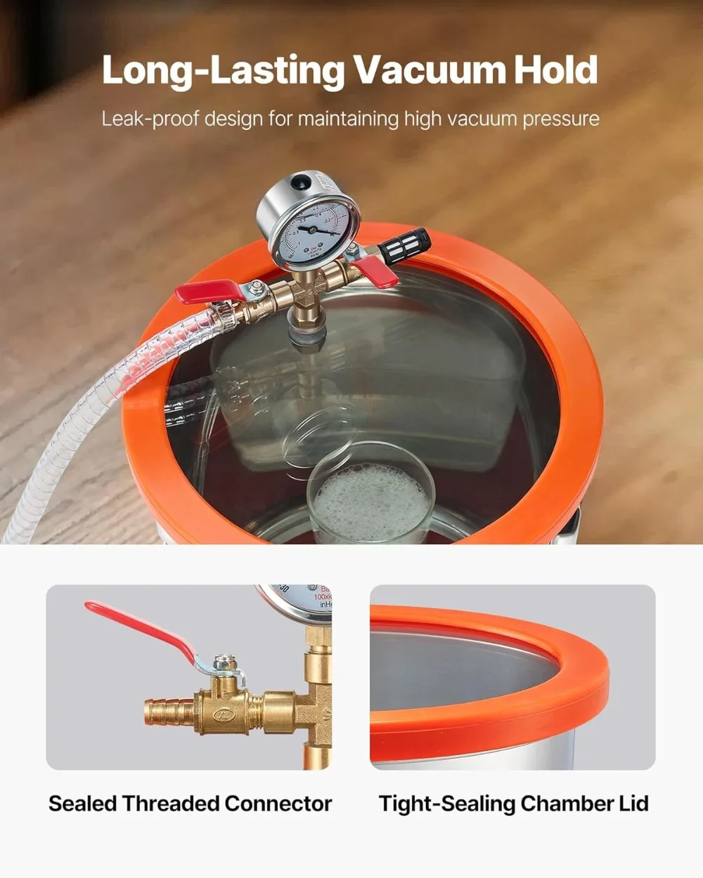 Kit de Câmara de Vácuo de 3 Ga - Vacuum Degassing Chamber 3 Gallon Pump avaliação e preço