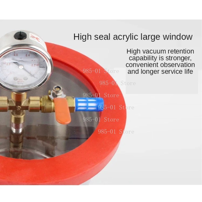 Câmara de Desgasificação a Vác - Vacuum Chamber Stainless Steel Acrylic Lid avaliação e preço