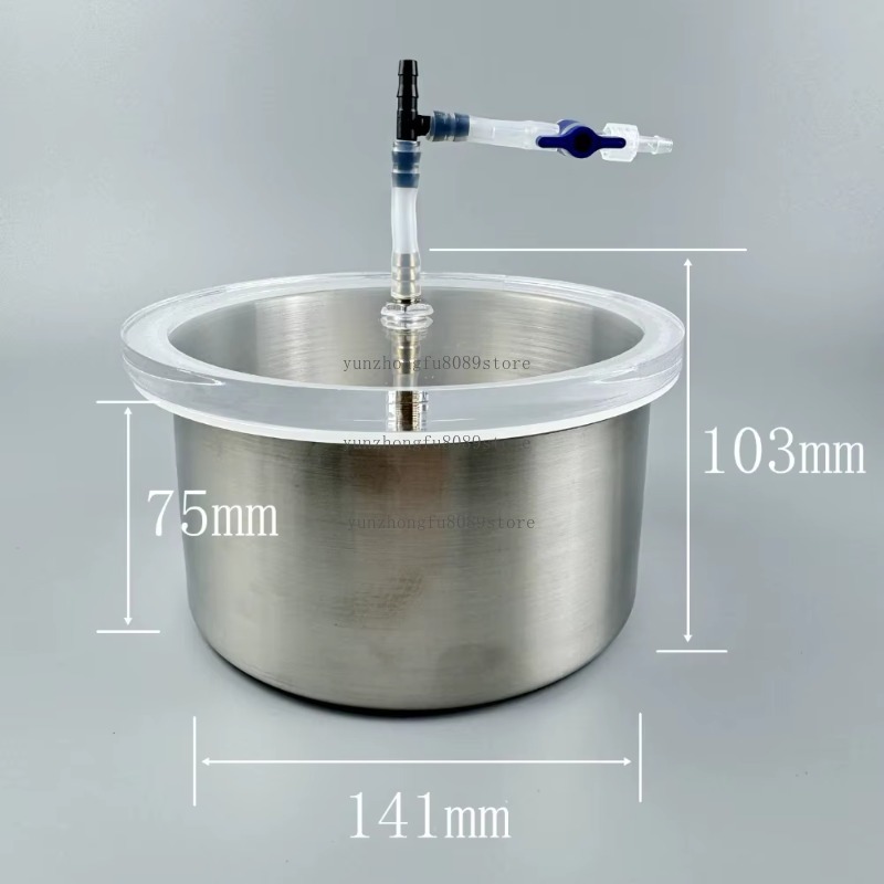 Câmara de degaseificação a vác - Vacuum Chamber Stainless Steel Acrylic Lid avaliação e preço