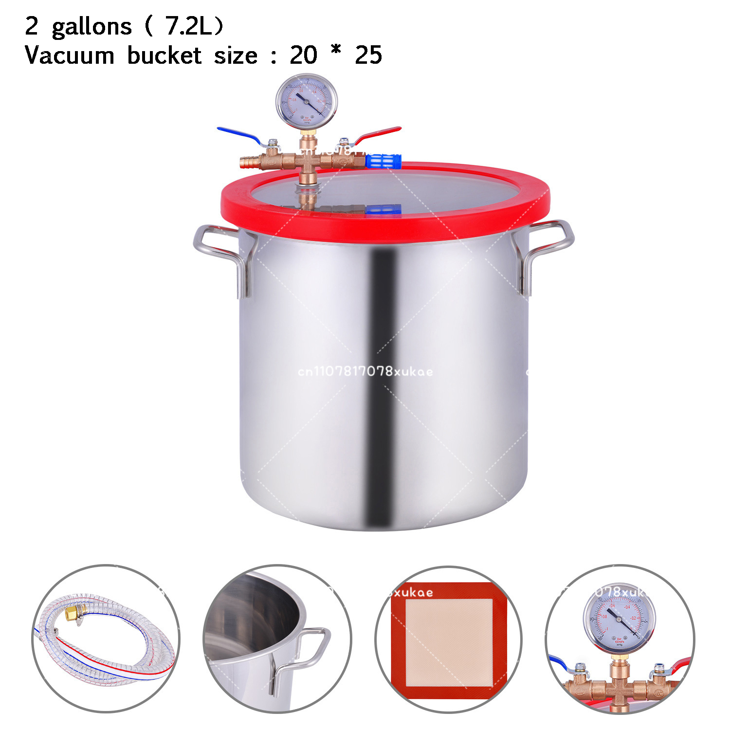 Câmara de desgaseificação a vá - Vacuum Chamber Stainless Steel Acrylic Lid avaliação e preço