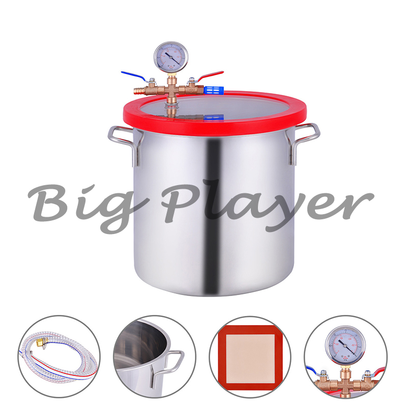 Câmara de desgaseificação a vá - Vacuum Chamber Stainless Steel Acrylic Lid avaliação e preço
