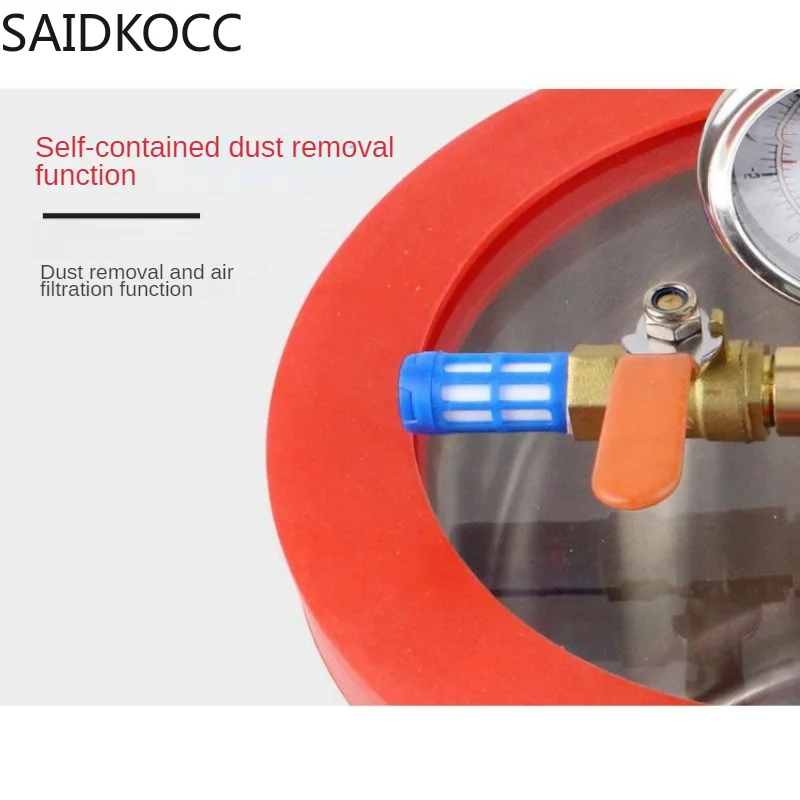 Câmara de desgaseificação a vá - Vacuum Chamber Stainless Steel Acrylic Lid avaliação e preço